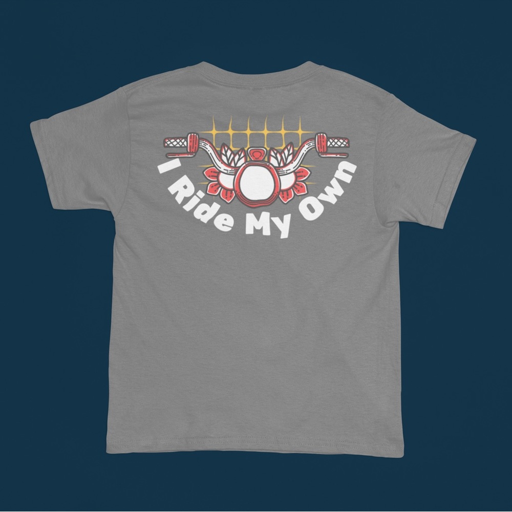 Motorcycle Tee. Women’s large.